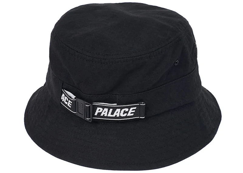 Palace Web Strap Bucket Hat Black