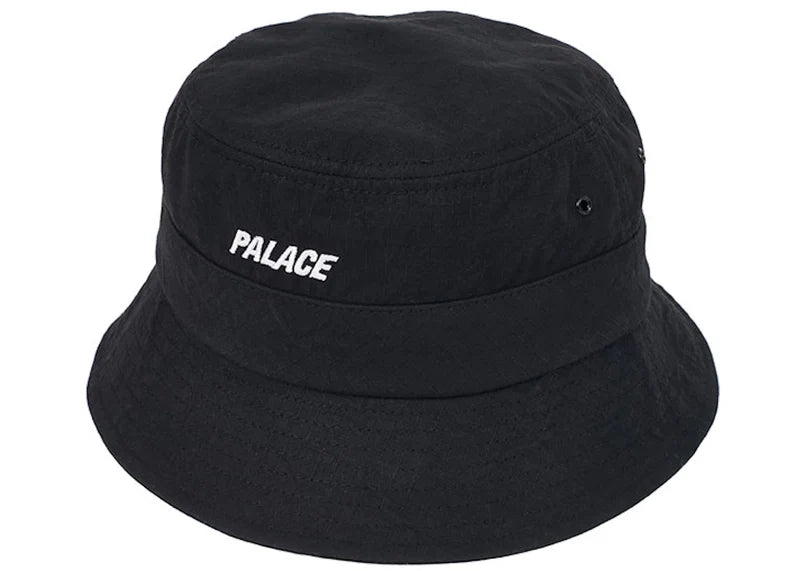 Palace Web Strap Bucket Hat Black