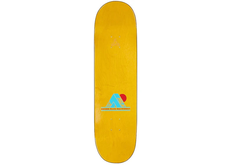 Palace x Beams Plus Skateboard Deck Blue/White