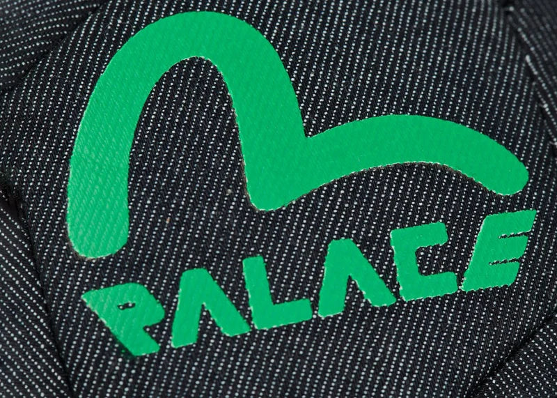Palace x Evisu Denim Football Indigo Raw