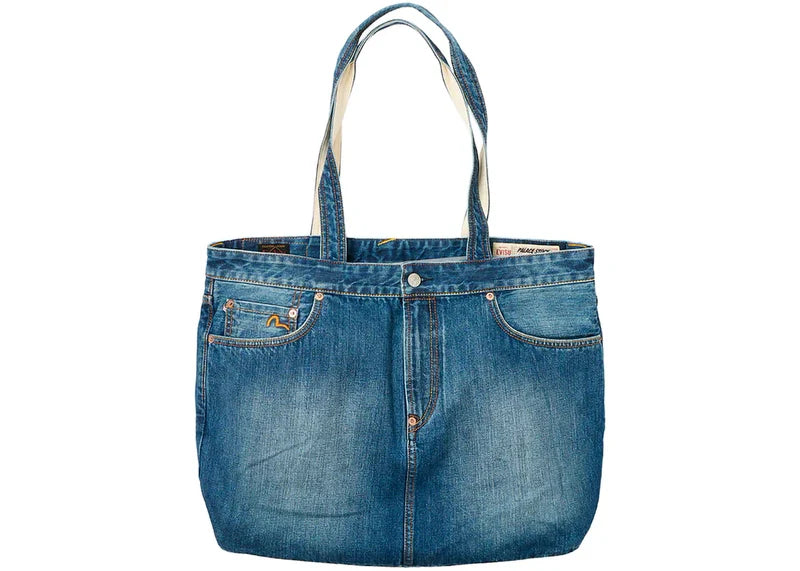 Palace x Evisu Denim Tote Light Wash