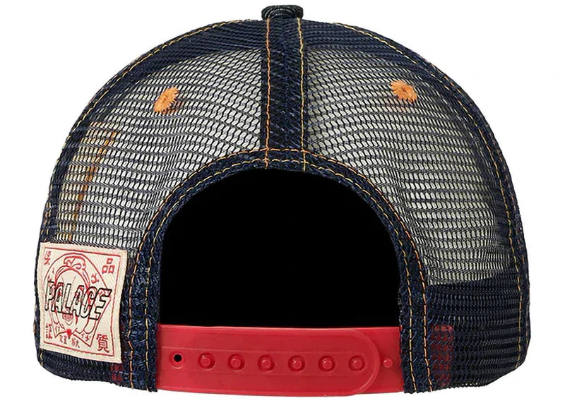Palace x Evisu Dice Mesh Trucker Raw