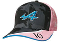 Palace x Kappa New Era For Alpine 9Fifty Curved Brim Pit Gasly Cap Night Desert Camo