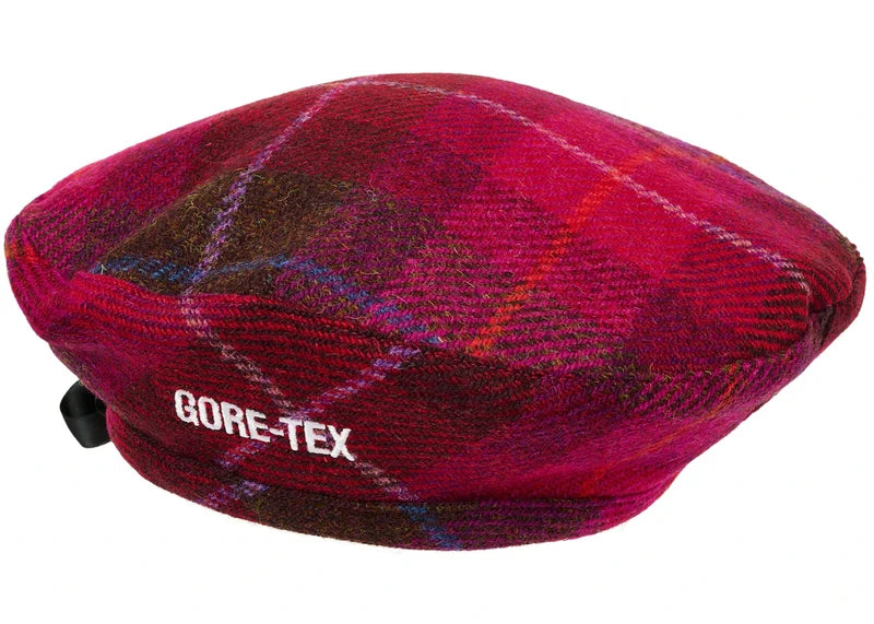 Palace x Vivienne Westwood GORE-TEX Harris Tweed Beret Plaid Pink