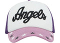 Palm Angels Star Trucker Cap Lilac/Black