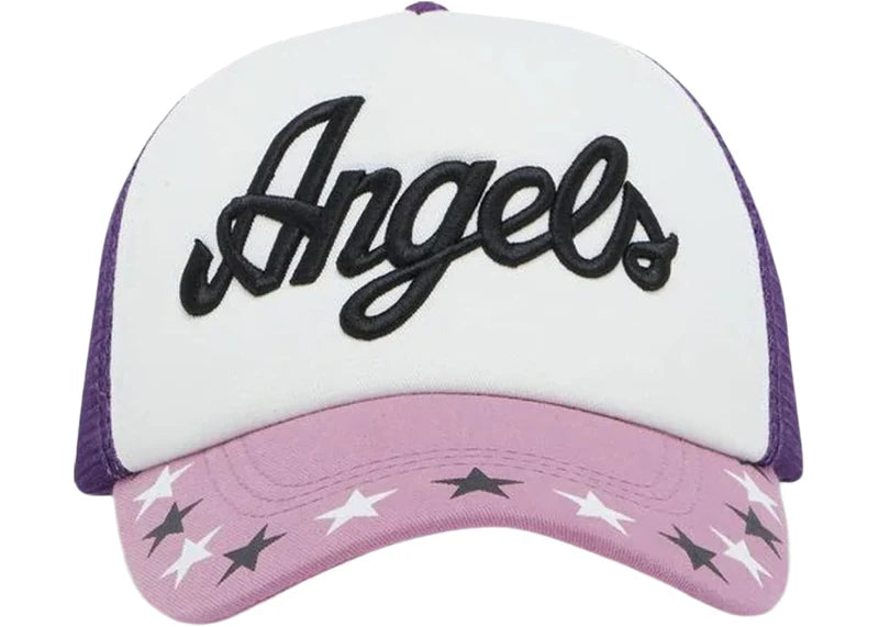 Palm Angels Star Trucker Cap Lilac/Black