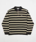 Parlez Aspen Long Sleeve Polo Shirt in Black
