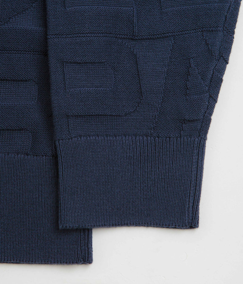 Parlez Block Crewneck Sweatshirt in Midnight