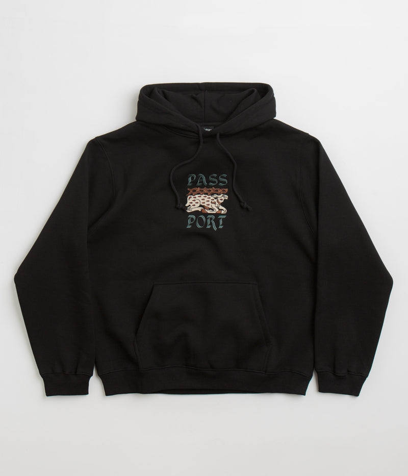 Pass Port Antler Hoodie in Black