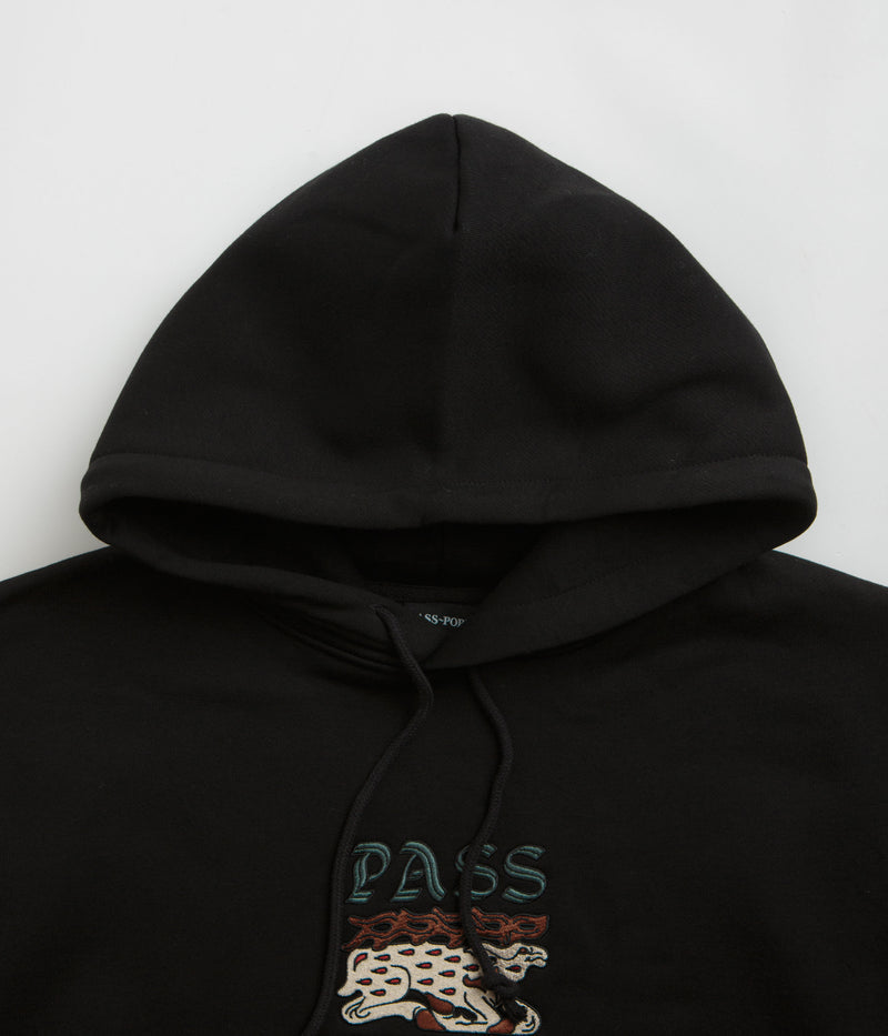 Pass Port Antler Hoodie in Black
