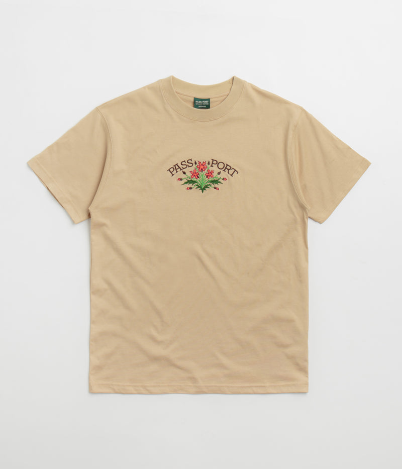 Pass Port Bloom Organic T-Shirt in Sand