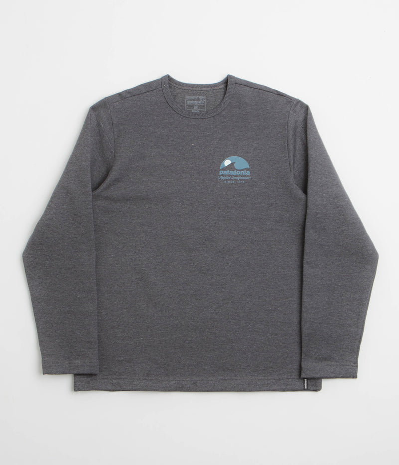 Patagonia Applied Imagination Wildrise Crewneck Sweatshirt in Ink Black