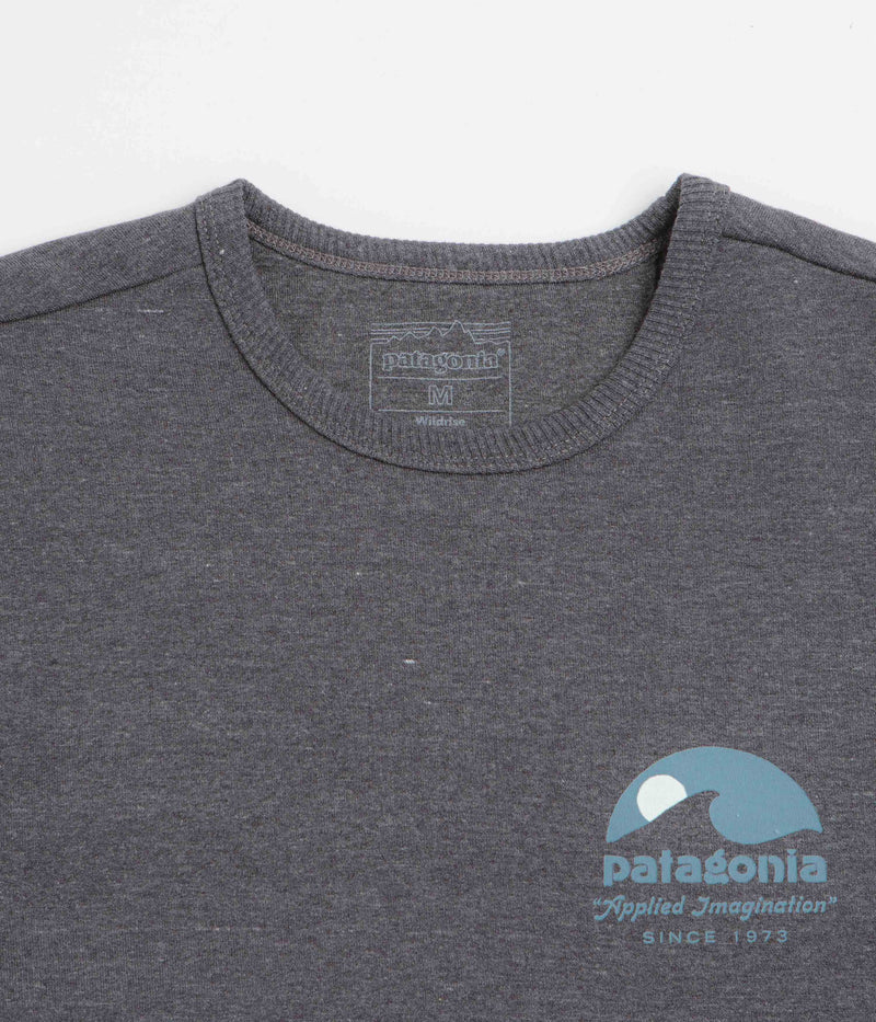 Patagonia Applied Imagination Wildrise Crewneck Sweatshirt in Ink Black