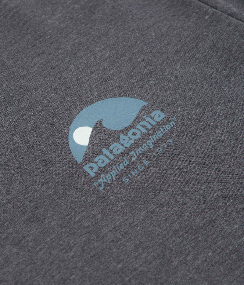 Patagonia Applied Imagination Wildrise Crewneck Sweatshirt in Ink Black
