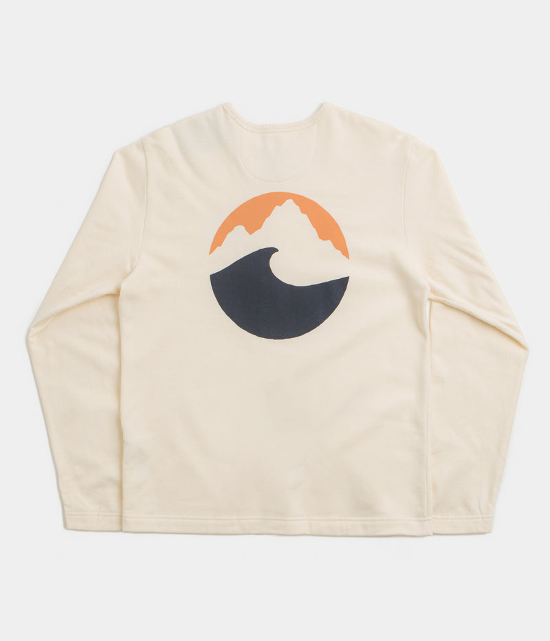 Patagonia Applied Imagination Wildrise Crewneck Sweatshirt in Natural