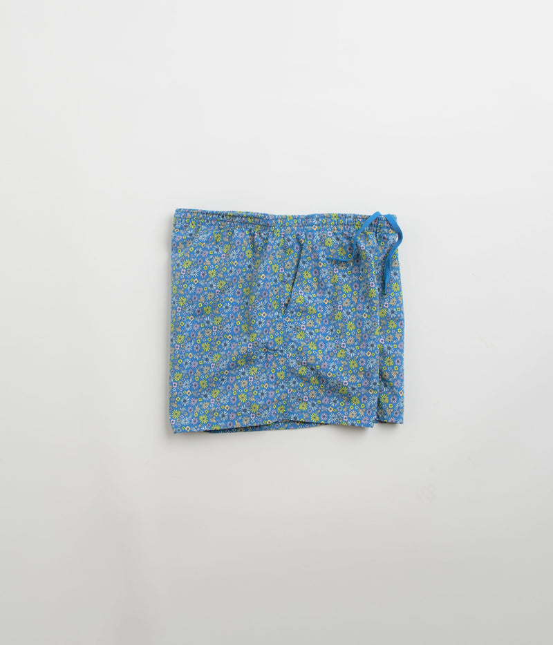Patagonia Womens Baggies 5" Shorts in Floral Fun: Vessel Blue