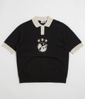 Pawa Speed Sports Footie Knit Polo Shirt in Black