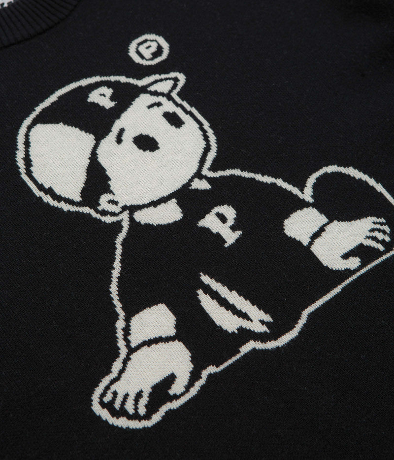 Pawa Speed Sports OG Boy Knit Sweatshirt in Black