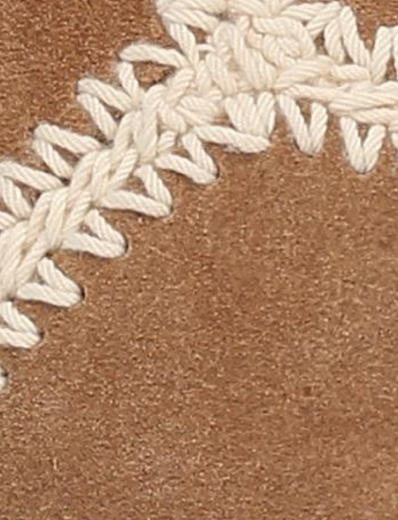 Pipa Crochet Platform Sandal - Almond - Swatch
