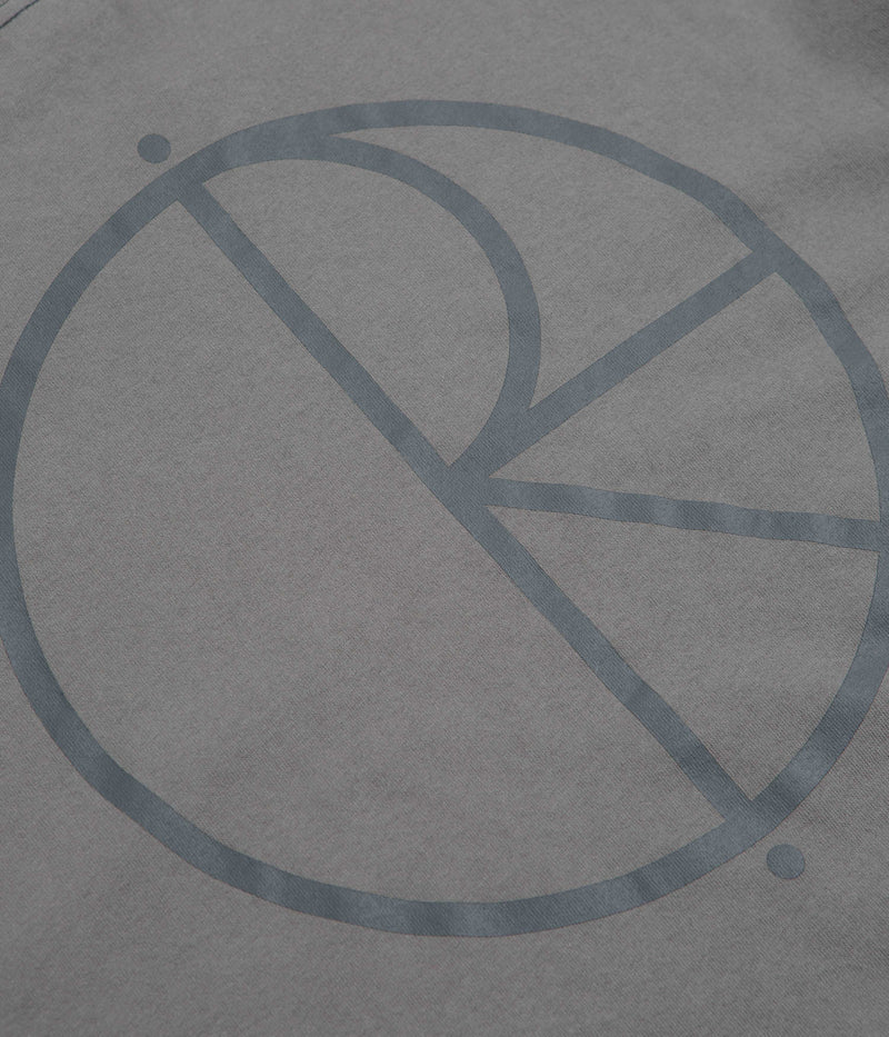 Polar Contrast Stroke Logo T-Shirt in Grey