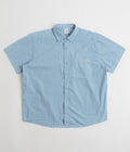 Polar Mitch Short Sleeve Shirt in Dove Blue