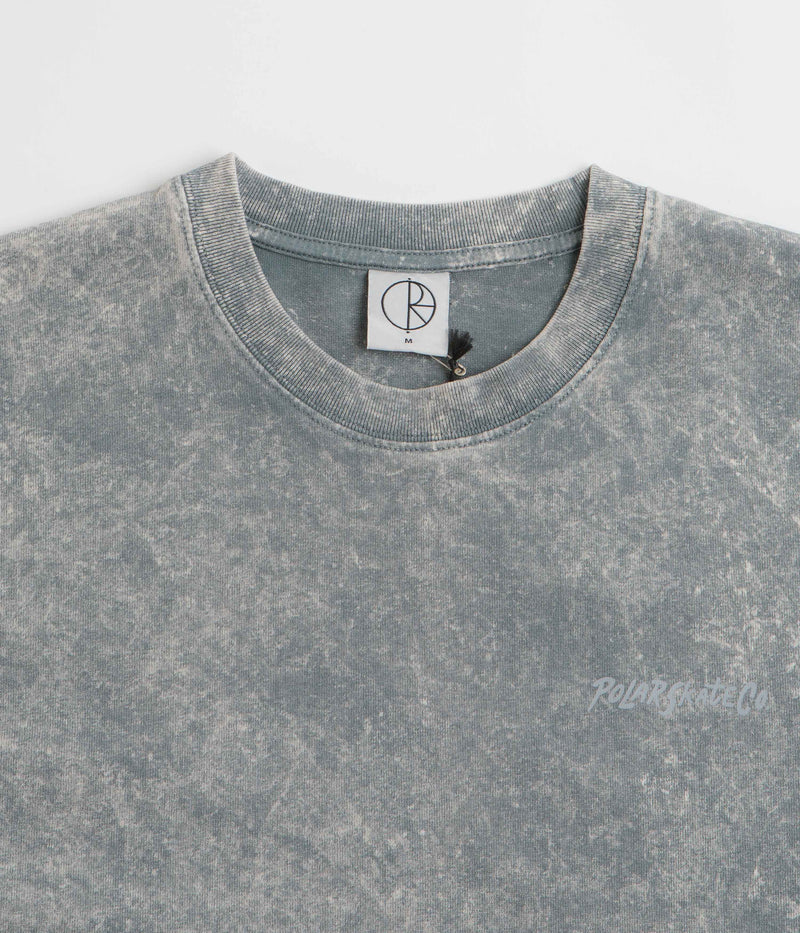 Polar Surf Logo Acid T-Shirt in Grey