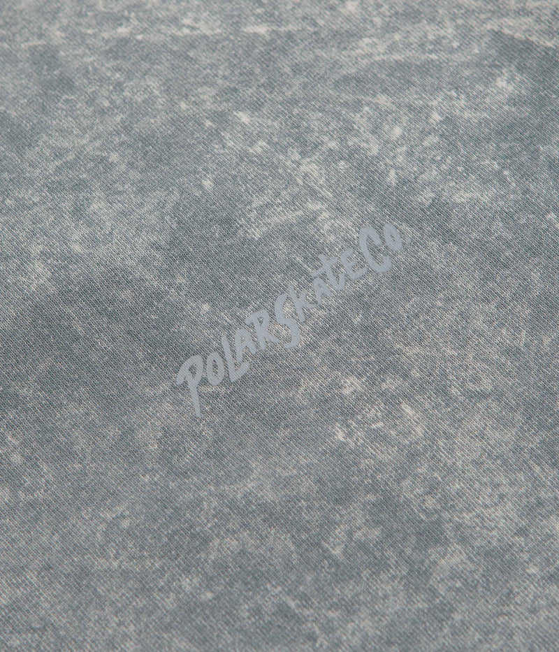 Polar Surf Logo Acid T-Shirt in Grey