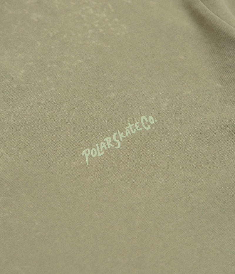 Polar Surf Logo Acid T-Shirt in Light Green