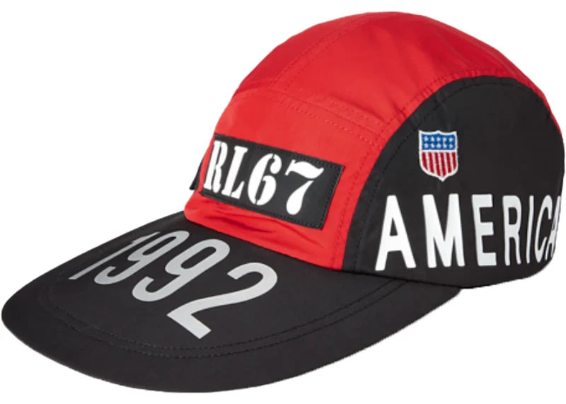 Polo Ralph Lauren Long-Bill Stadium Cap Red/Silver