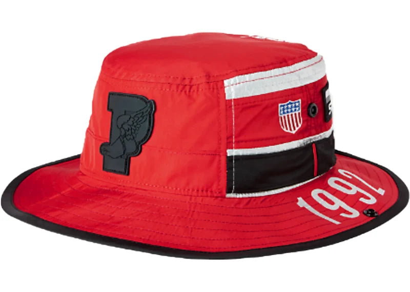 Polo Ralph Lauren Stadium Boonie Hat Injection Red/Silver