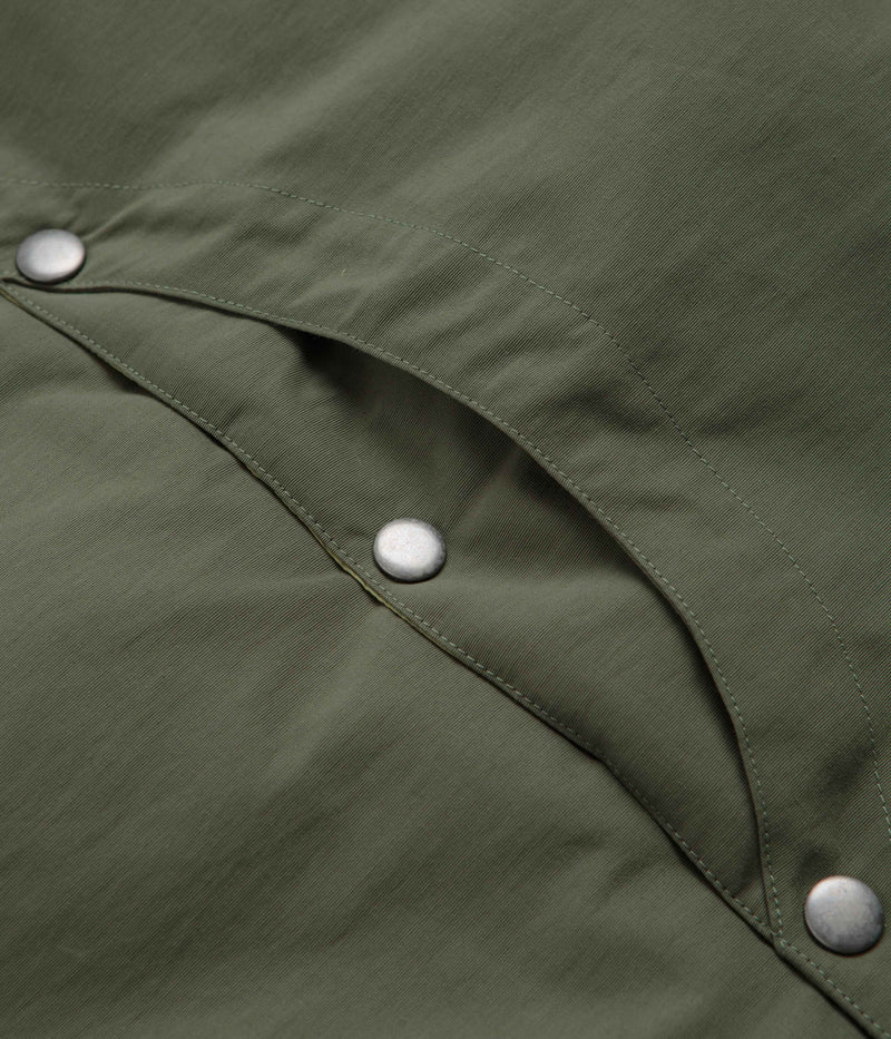 Pop Trading Company Quilted Reversible Vest in Four Leaf Clover