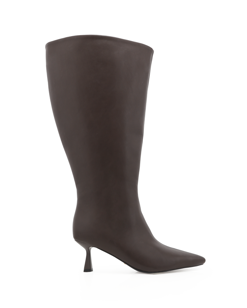 PORTIE EXTENDED CURVE - CHOCOLATE-Boots-Billini-Billini