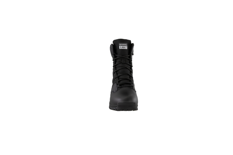 Black durable work boot