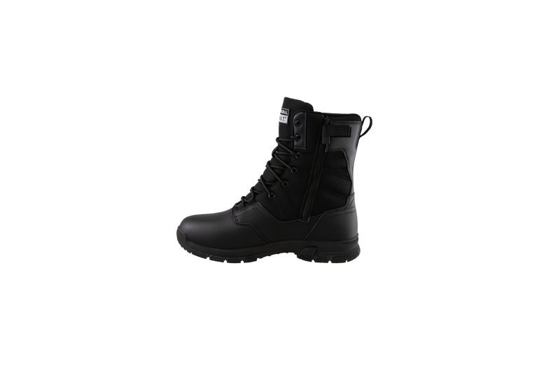 Black durable work boot