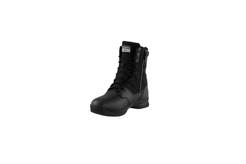 Black tactical boot