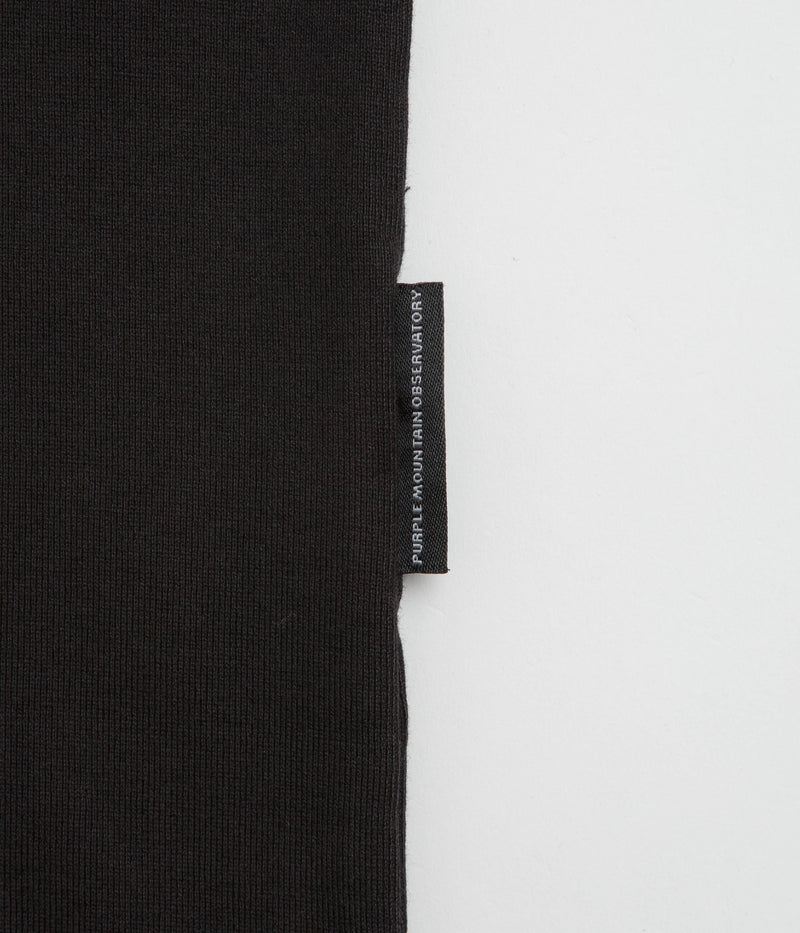 Purple Mountain Observatory Globe Long Sleeve T-Shirt in Black