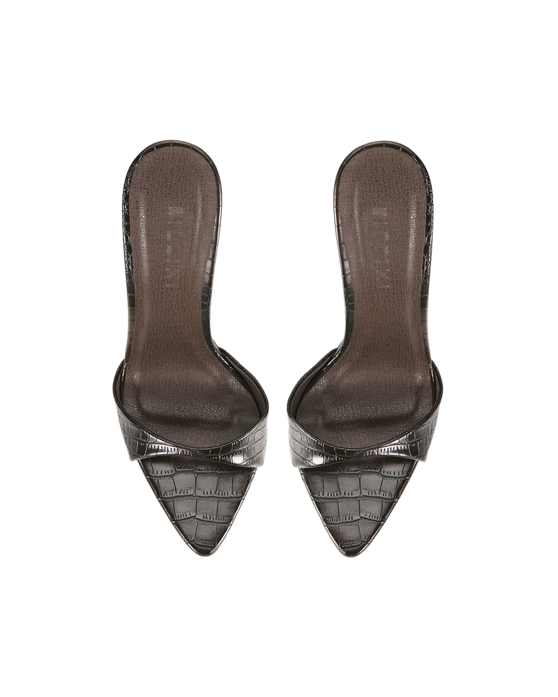 QUINBY - DARK CACAO CROC-Heels-Billini-Billini