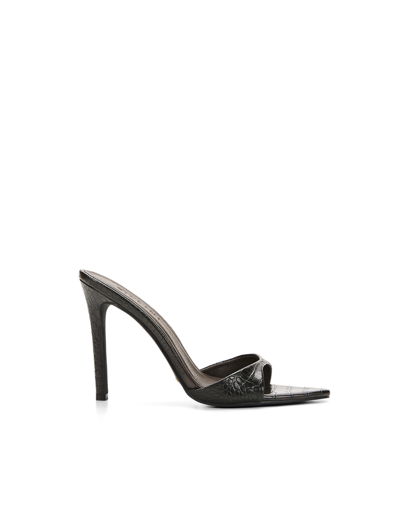 QUINBY - DARK CACAO CROC-Heels-Billini-Billini