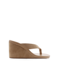 RAVYN - BISCUIT SUEDE-Wedges-Billini-Billini