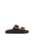 REBECA - DARK CACAO SUEDE-Sandals-Billini-Billini