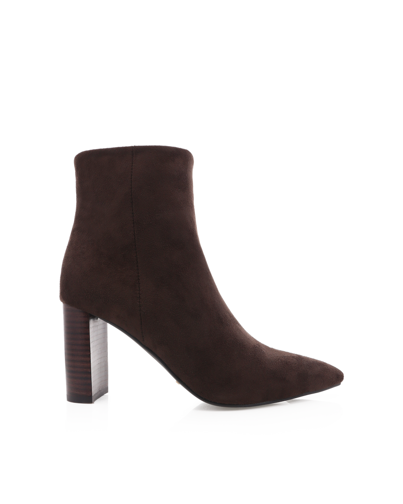 RENETA - DARK CACAO SUEDE-Boots-Billini-Billini
