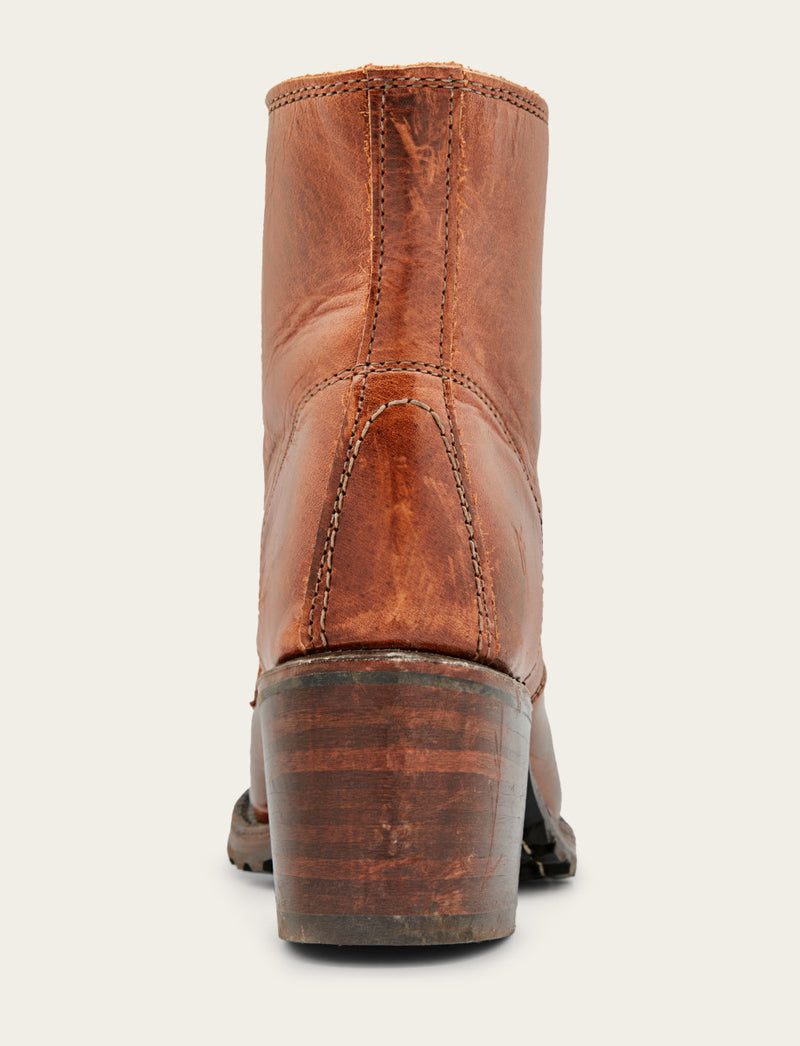 Sabrina 6G Lace Up - Cognac - Back