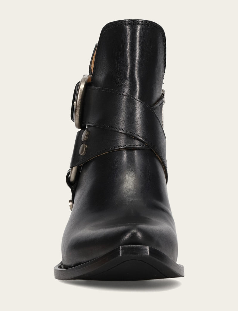 Sacha Multi Strap Bootie - Black - Front