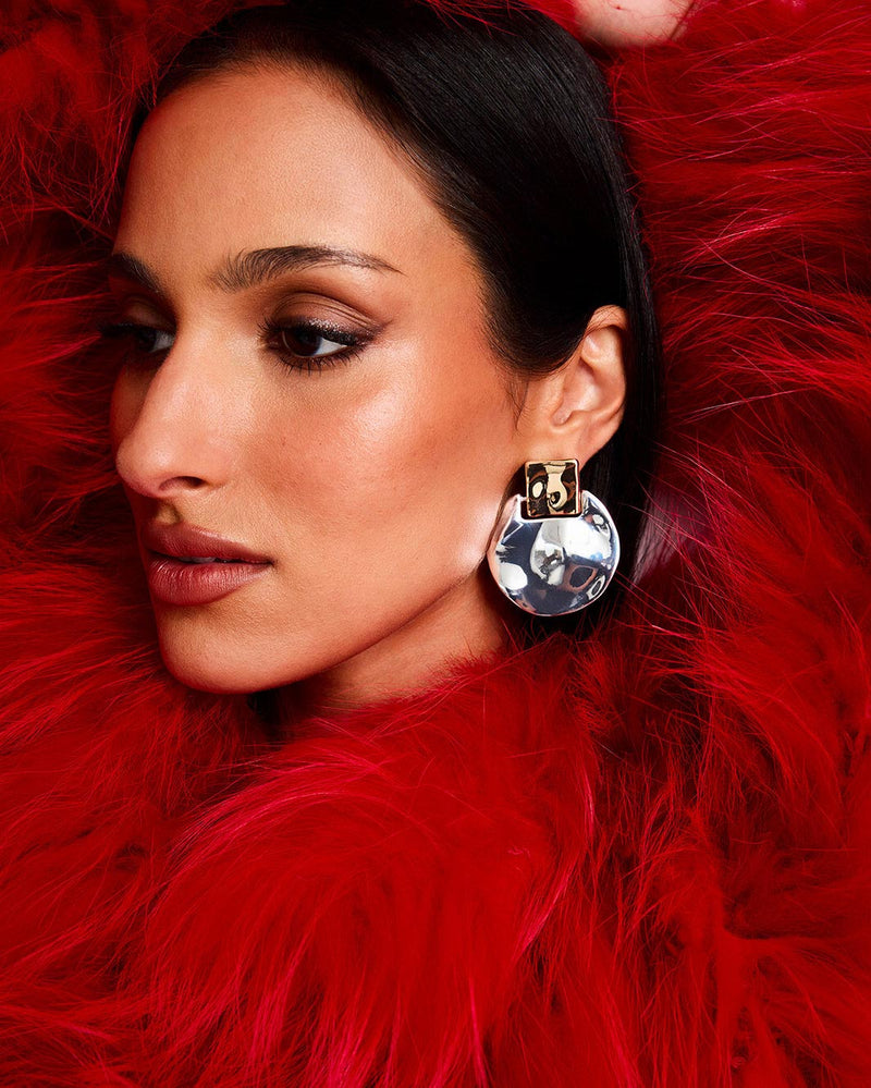 SANDRA EARRINGS - GOLD-SILVER-JEWELLERY-Billini-Billini