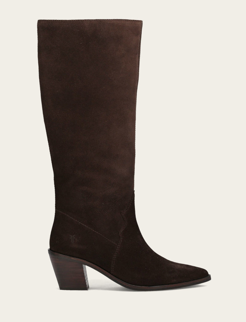 Sara Slouchy - Dark Brown - Outside