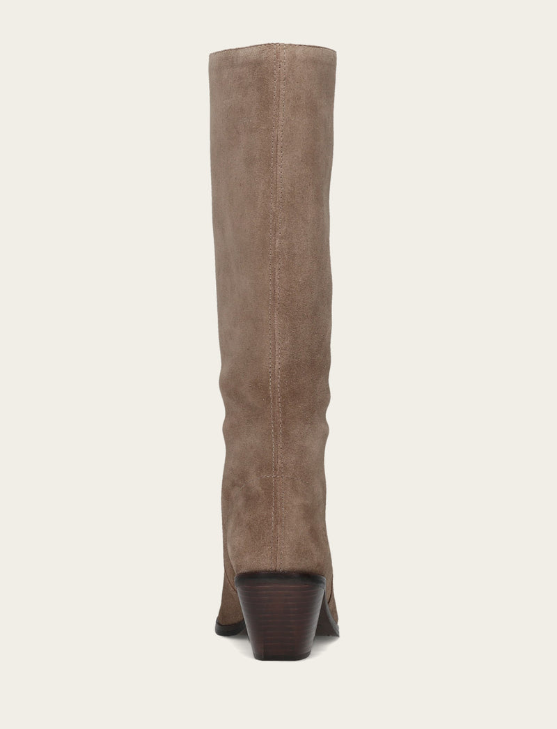 Sara Slouchy - Dark Taupe - Back