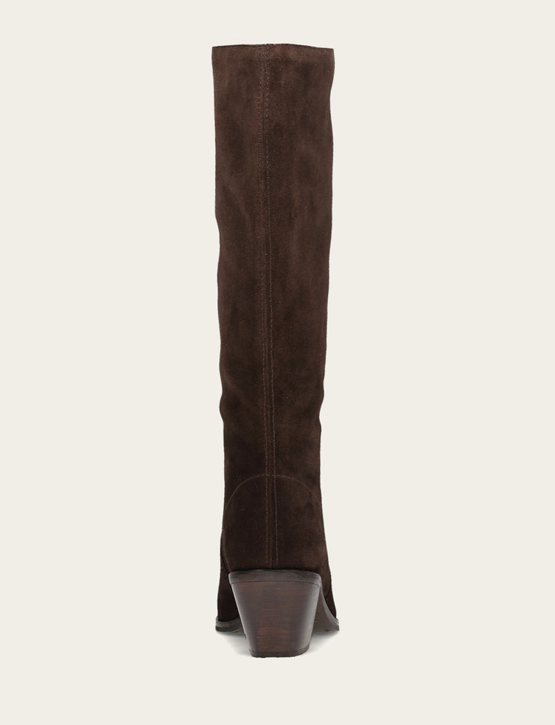 Sara Slouchy - Dark Brown - Back