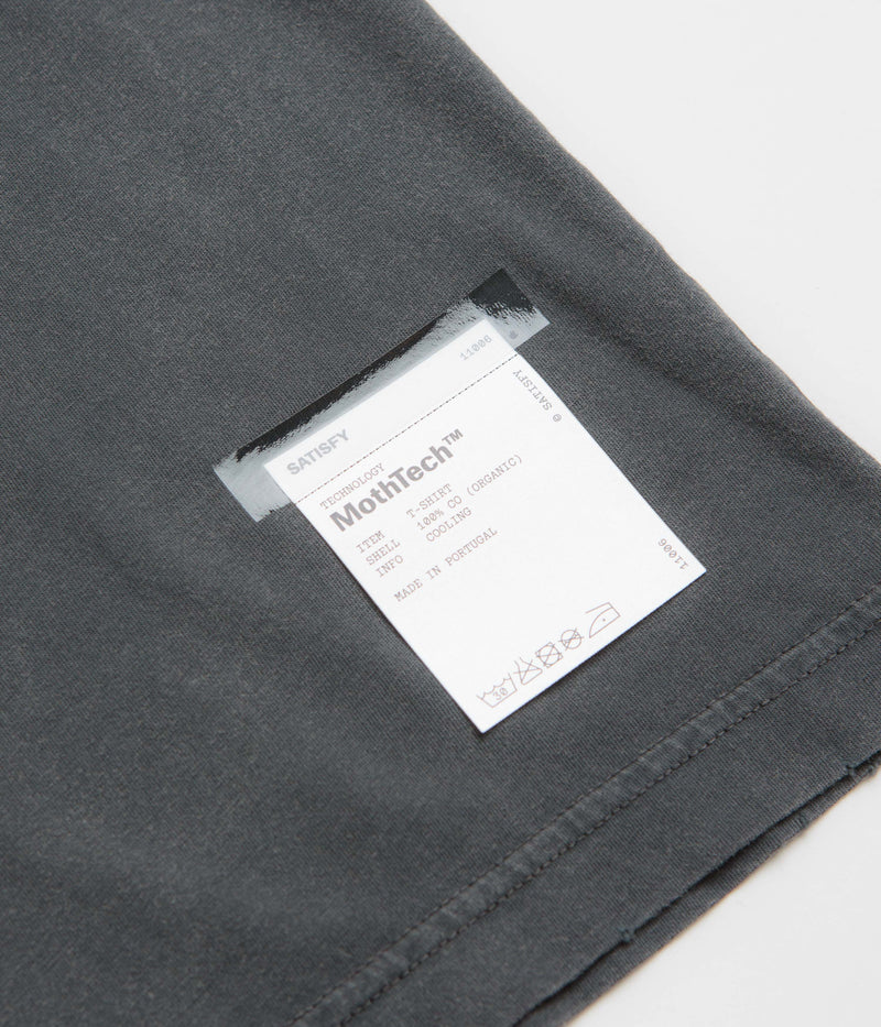 Satisfy MothTech Graphic T-Shirt in Aged Black