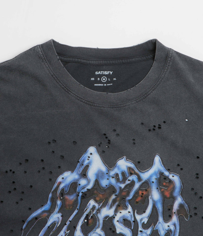 Satisfy MothTech Trail Master T-Shirt in Aged Black