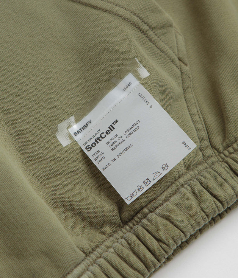 Satisfy SoftCell Hoodie in Sun Bleached Military Olive